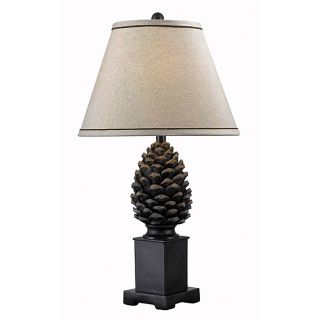 Whitford Aged Bronze Pinecone Table Lamp