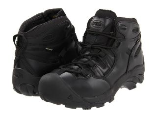 Keen Utility Detroit Mid Soft Toe Mens Work Boots (Black)
