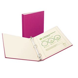 Avery Binder Recyclable Durable Binder w/Slant Rings, 11 x 8 1/2, Red (50007)