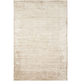 Hand knotted Mirage Taupe Viscose Rug (9 X 12)