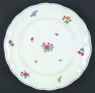 Spode Emily Dinner Plate, Fine China Dinnerware   Berries, Multicolor Flower Spr