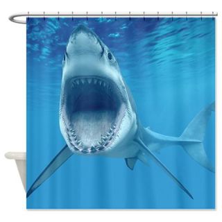  Shark Shower Curtain  Use code FREECART at Checkout