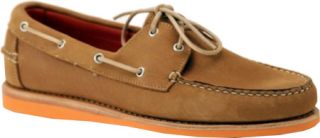 Mens Allen Edmonds South Shore   Tan Leather/Orange Sole Shoes