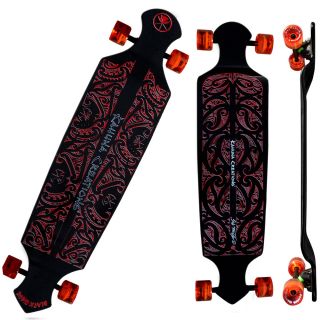 Kahuna Creations Black Wave Longboard (Black 72 inches long x 6 inches wide x 11 inches highWeight 17 poundsTattooed by Samoan Chief and owner of Black Wave Tattoo, Sua FreeWind )