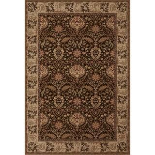 Everest Herati Palm/chocolate 710 X 112 Rug (ChocolateSecondary colors Bone, Clay, Crimson, Fern & SagePattern FloralTip We recommend the use of a non skid pad to keep the rug in place on smooth surfaces.All rug sizes are approximate. Due to the differ