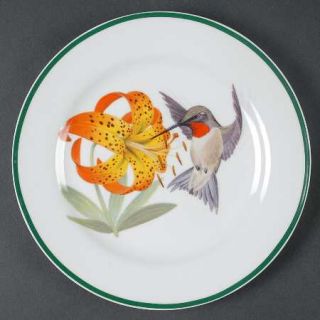 National Wildlife Federation Wfe7 Salad Plate, Fine China Dinnerware   White,Var
