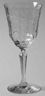 Fostoria Doncaster Wine Glass   Stem #6009, Cut #718