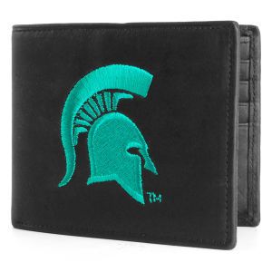 Michigan State Spartans Rico Industries Black Bifold Wallet