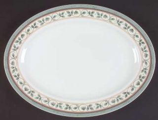 Pfaltzgraff French Quarter (Bone China) 14 Oval Serving Platter, Fine China Din