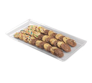Cal Mil Shallow Display Tray, 12 x 18 x 1 in Deep, Clear Acrylic