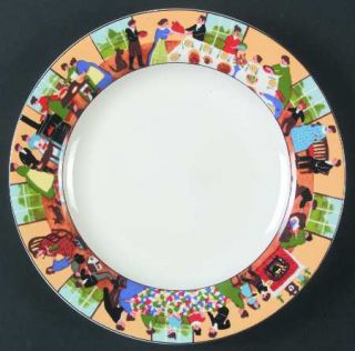 Fitz & Floyd Homestead Salad Plate, Fine China Dinnerware   Habitat Americana