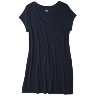 Mossimo Supply Co. Juniors Plus Size Short Sleeve Tee Shirt Dress   Navy 2