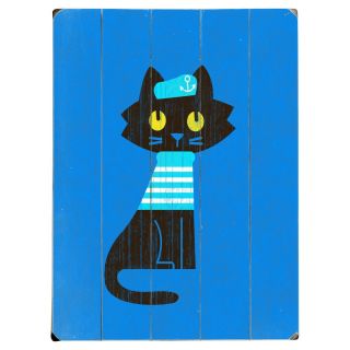 Artehouse Sailor Cat Wood Panel by Budi Satria Multicolor   0004 3113 26