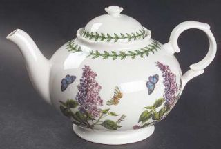 Portmeirion Botanic Garden Teapot & Lid, Fine China Dinnerware   Various Plants