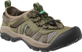 Womens Keen Mckenzie   Burnt Olive/Irish Green Bungee Lace Shoes