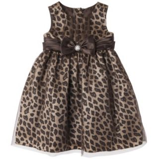 Girls Special Occasion Dress   Brown 12
