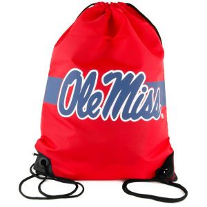 Mississippi Rebels Forever Collectibles Team Stripe Drawstring Bag