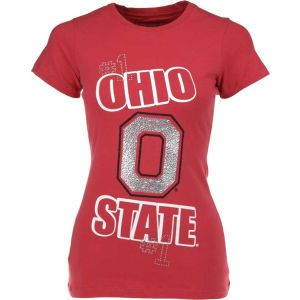 Ohio State Buckeyes Campus Couture NCAA Womens Chloe Rhinestone T Shirt