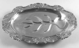 Towle Old Master Embossed(Svplt,Roses/Scrolls) Large Plated Footed Meat Platter