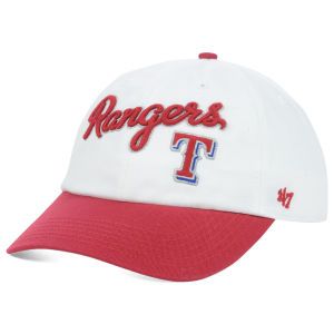 Texas Rangers 47 Brand MLB Womens Beth Cap