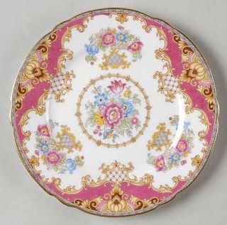 Shelley Sheraton Pink (#13289,Scallop) Bread & Butter Plate, Fine China Dinnerwa