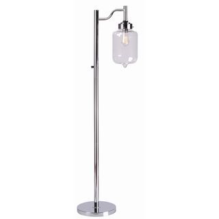 Pasadena 1 light Chrome Floor Lamp