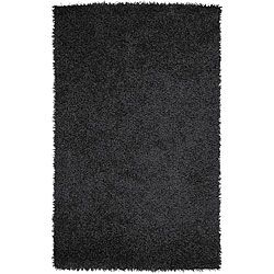 Set Of 2 Hand woven Black Neon Rugs (26 X 42) (BlackPattern SolidTip We recommend the use of a non skid pad to keep the rug in place on smooth surfaces.All rug sizes are approximate. Due to the difference of monitor colors, some rug colors may vary slig