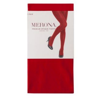 Merona Womens Premium Control Top Opaque Tights   Anthem Red XL/XXL