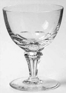 Royal Leerdam   Netherland Bernina Wine Glass   Stem 1862, Cut