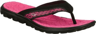 Womens Skechers On The GO Escape   Black/Pink Casual Shoes