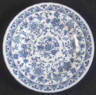 Minton Shalimar Bread & Butter Plate, Fine China Dinnerware   Fife, Blue Floral,