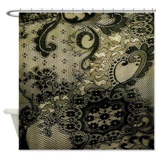  Sexy Black Lace Shower Curtain  Use code FREECART at Checkout