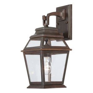 The Great Outdoors TGO 9281 171 Crossroads Point 1 Light Wall Mount