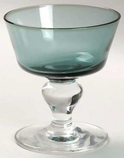Doyen Royal Twilight Champagne/Tall Sherbet   Blue Bowl, Clear    Stem