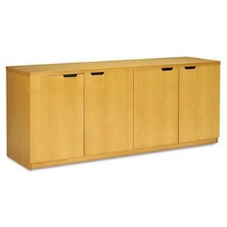 Mayline Luminary Series Hinged Door Credenza (MapleMaterials Hardwood veneerFinish Catalyzed lacquerDimensions 29 inches high x 72 inches wide x 20 inches deepNumber of shelves One (1) adjustableNumber of drawers/compartments Four (4)Model HDC2072M 