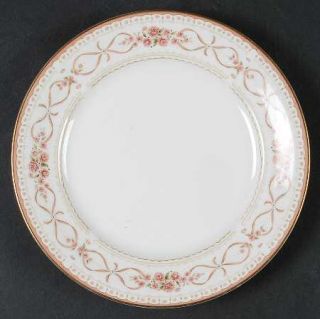Mikasa Louis Xvii Bread & Butter Plate, Fine China Dinnerware   Petite Bone,Pink