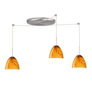 Besa Lighting BEL 3JW 4470HV LED SN Vila Pendant