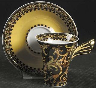 Rosenthal   Continental Barocco Flat Demitasse Cup & Saucer, Fine China Dinnerwa