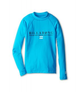 Billabong Kids All Day L/S Rashguard Boys Swimwear (Blue)