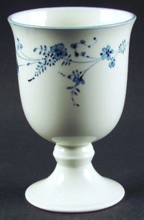 Noritake Evendale China Goblet, Fine China Dinnerware   Versatone I, Blue Flower