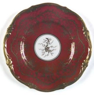 Royal Cauldon KingS Plate Cranberry Bread & Butter Plate, Fine China Dinnerware