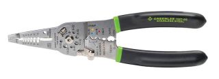 Greenlee 1927SS Wire Stripper amp; Crimper, Pliers Cutter Combination Tool w/Cushioned Grip 8