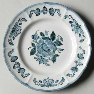 Metlox   Poppytrail   Vernon Colonial Garden Blue Bread & Butter Plate, Fine Chi