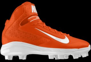 Nike Air Huarache Pro Mid MCS iD Custom (Wide) Mens Baseball Cleats   Orange