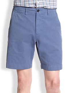 Billy Reid Wynn Cotton Shorts   Blue