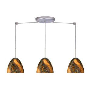 Besa Lighting BEL 3BB 7572CE SN Sasha II Pendant