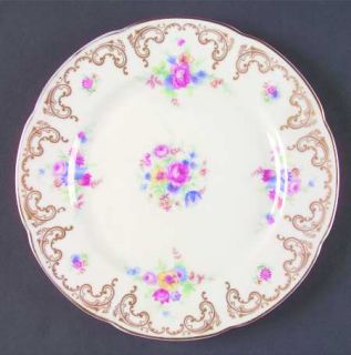 Royal Bayreuth Aristocrat Salad Plate, Fine China Dinnerware   Floral Bouquets,G