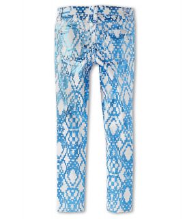 7 For All Mankind Kids Girls The Skinny Jean in Ethnic Geo Blue Girls Jeans (Blue)