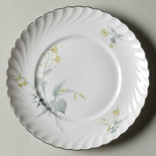Royal Tettau Laguna Bread & Butter Plate, Fine China Dinnerware   Yellow Flowers