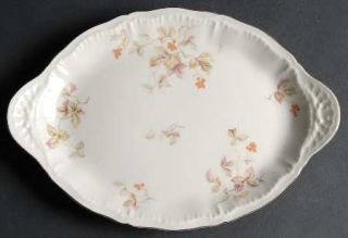 Haviland Lancaster 12 Oval Serving Platter, Fine China Dinnerware   Ny, Orange,